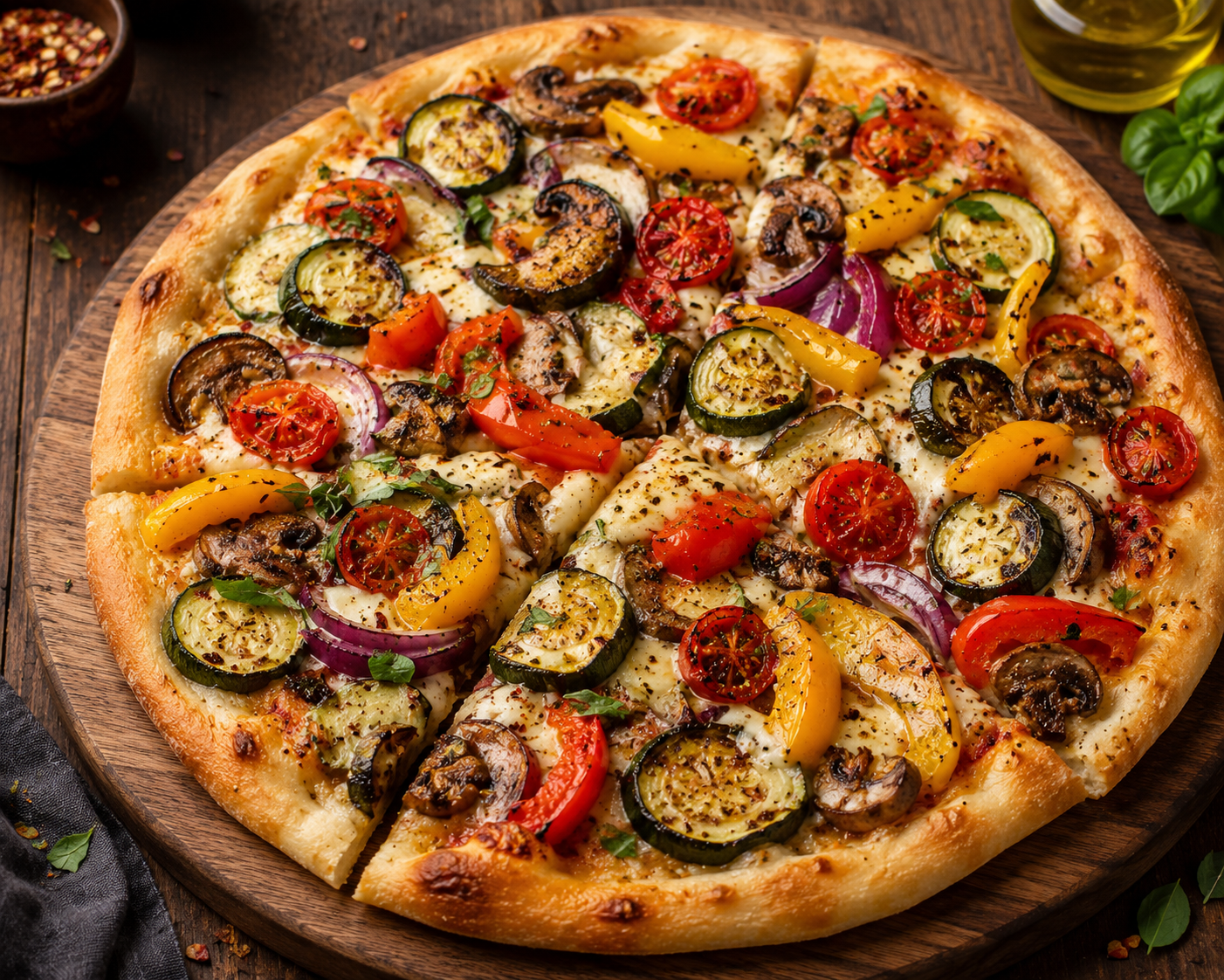 Roasted Vegetable Pizza