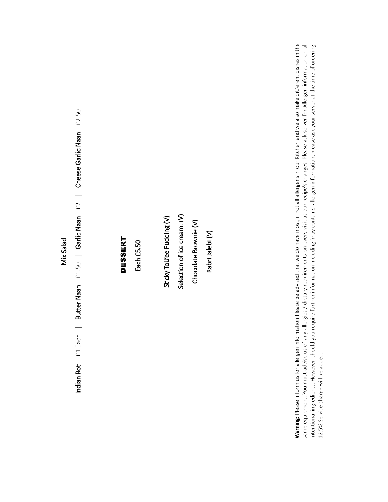 Menu Preview